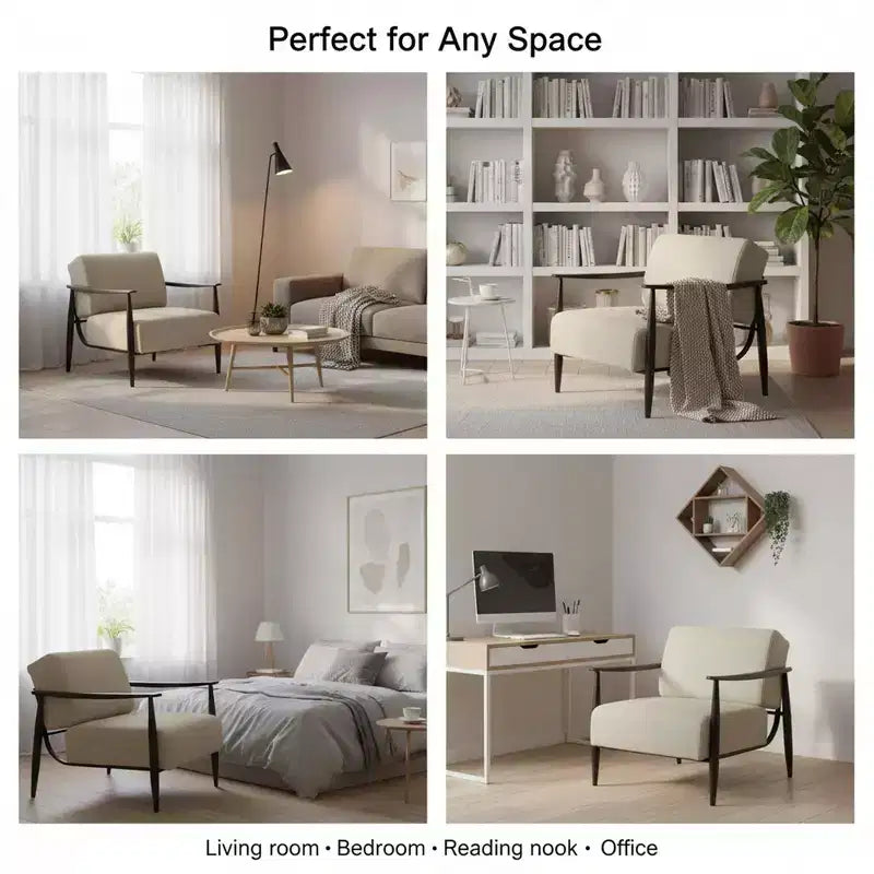 Fauteuil moderne de style médiéval