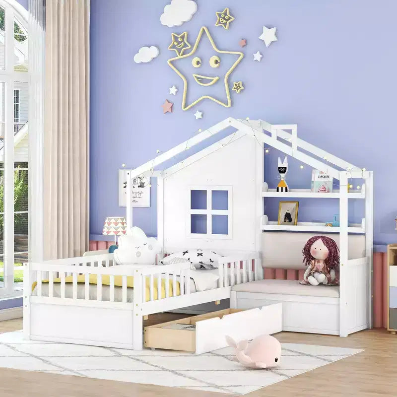 Canapé-lit double pour enfants