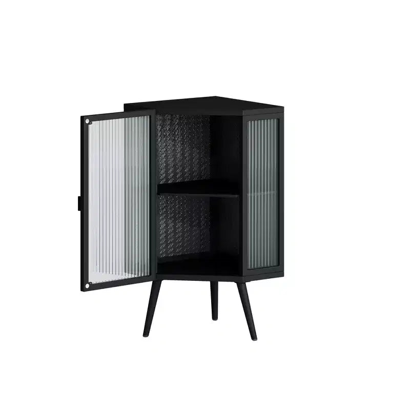 Meuble de rangement de salle de bain en chêne
