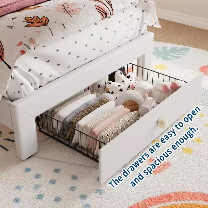 Cadre de lit avec tête de lit capitonnée en velours et boutons de cristal