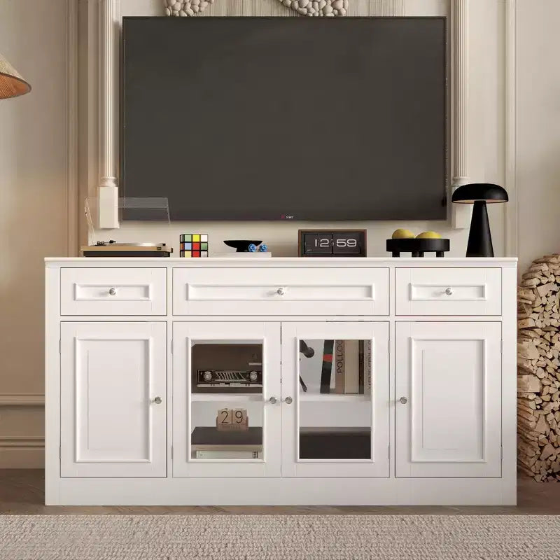 Console de commande multimédia à trois tiroirs