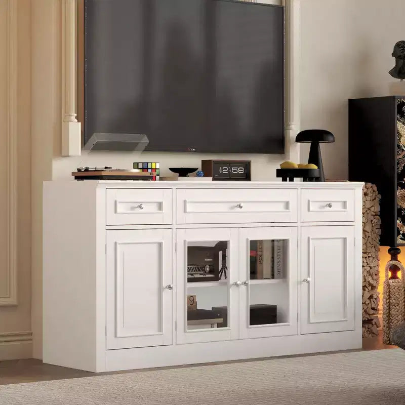 Console de commande multimédia à trois tiroirs