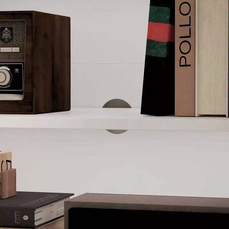 Console de commande multimédia à trois tiroirs