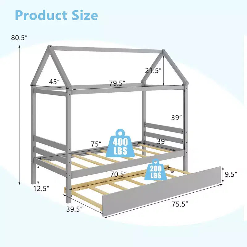 Cadre de lit double