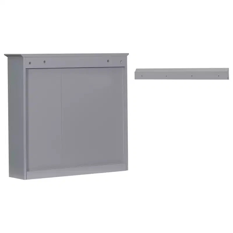Avec miroir et étagères ouvertes
