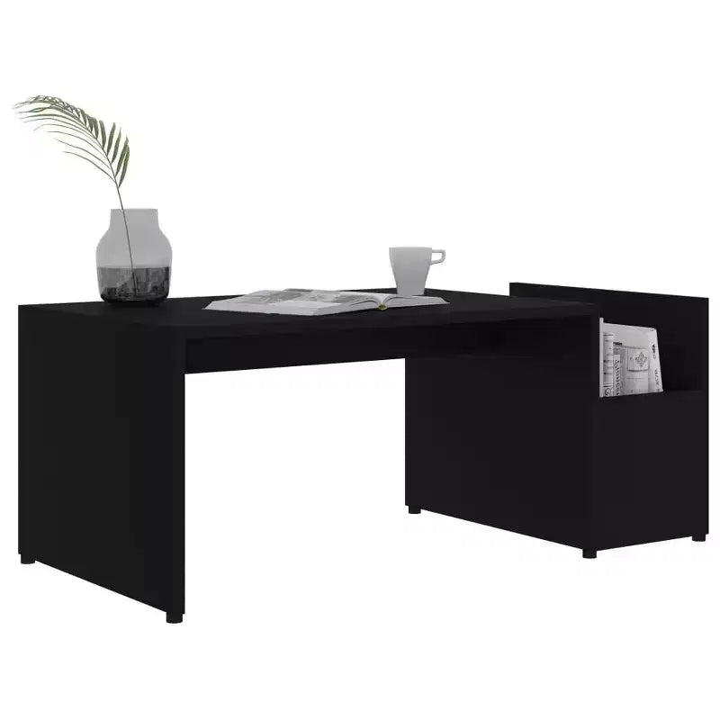 Table basse de rangement en panneaux de particules