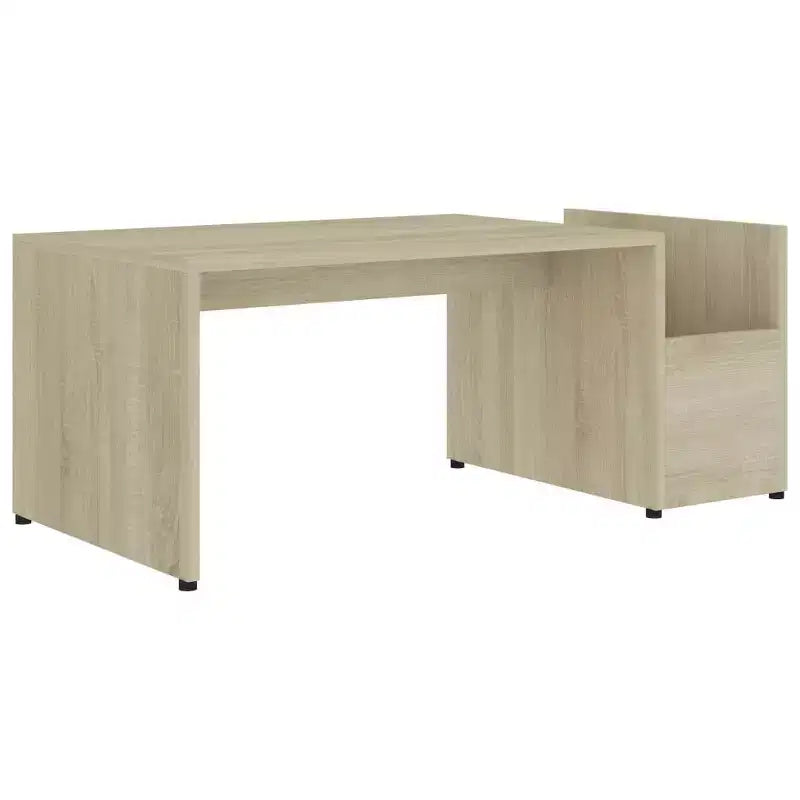 Table basse de rangement en panneaux de particules