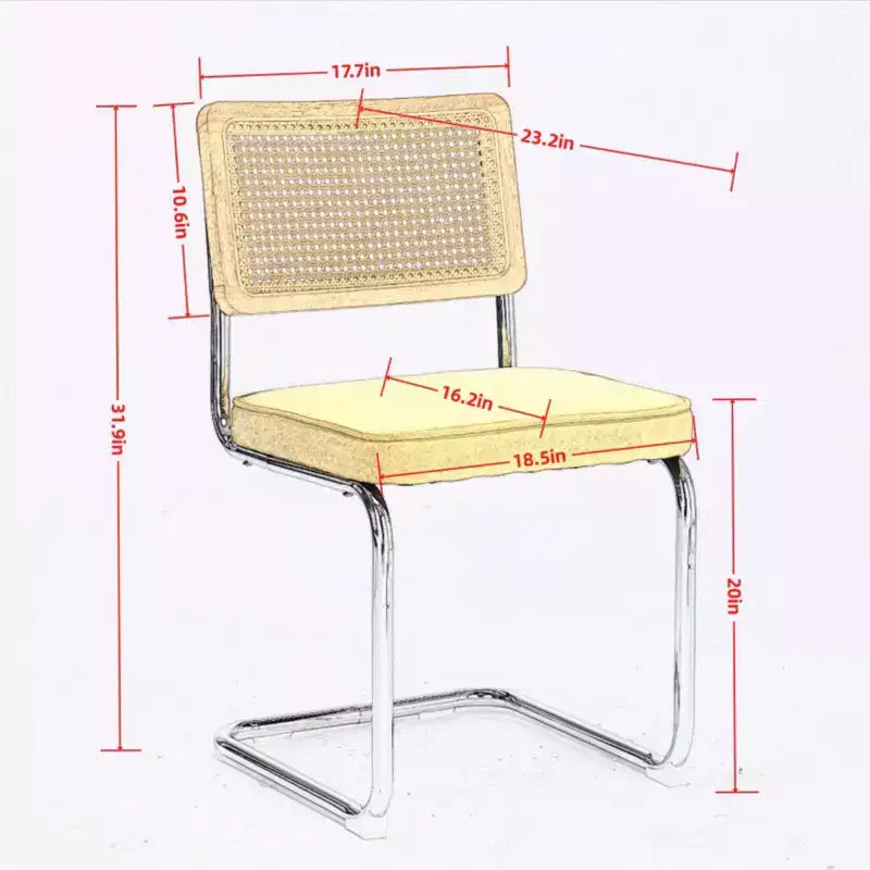 Deux chaises de salle à manger modernes