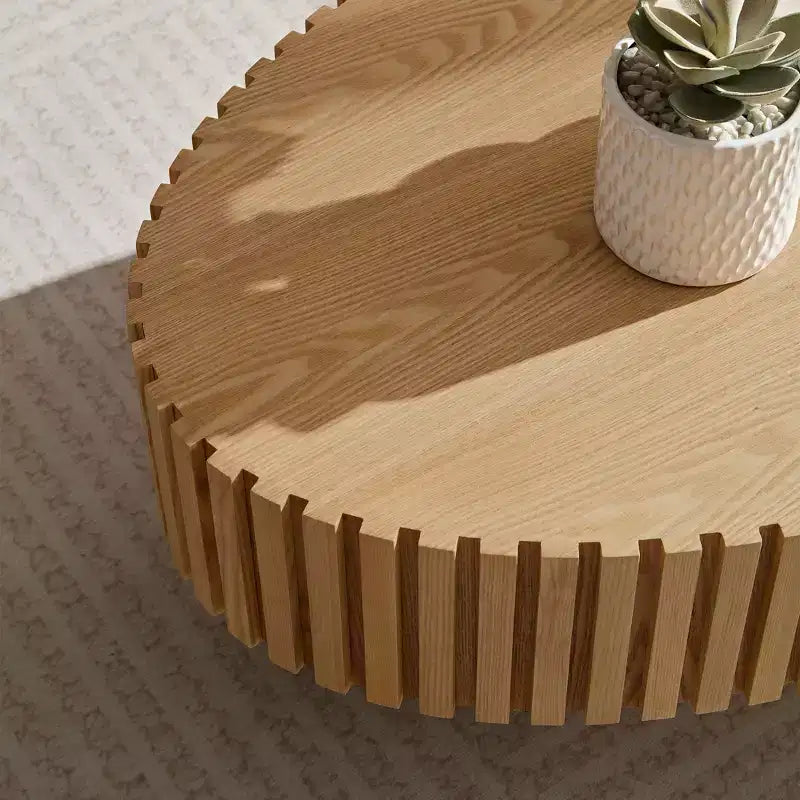 Table basse ovale moderne