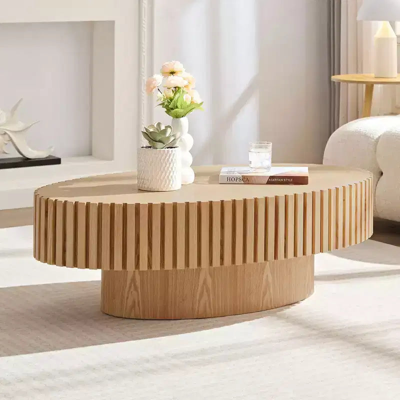 Table basse ovale moderne
