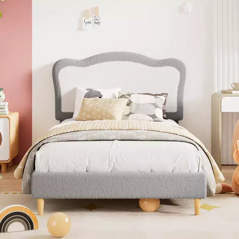 Lit pour enfant Magic Ring en peluche de laine taille normale