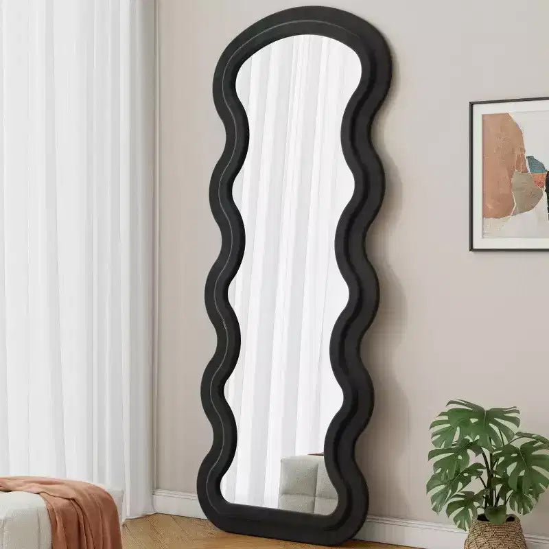 Miroir en pied avec cadre en bois