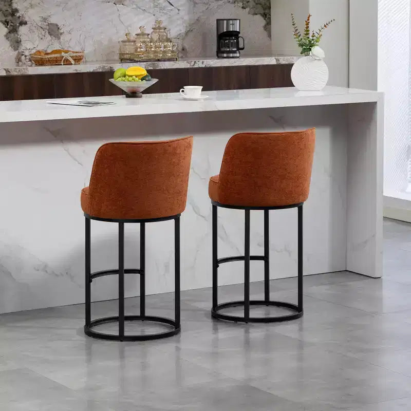 Tabourets de bar en lin