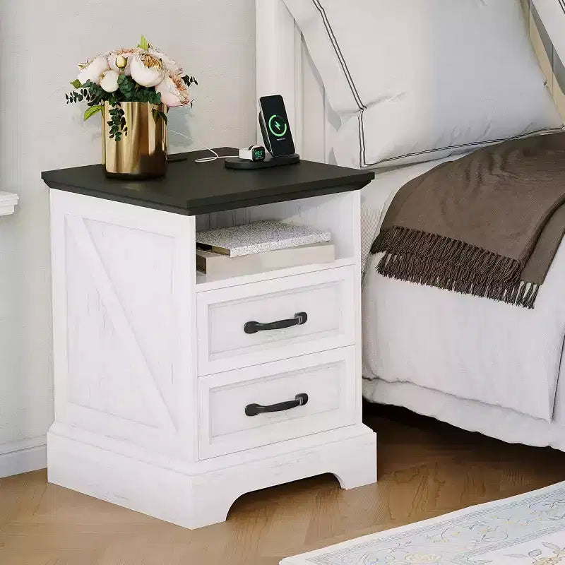 Table de chevet rustique