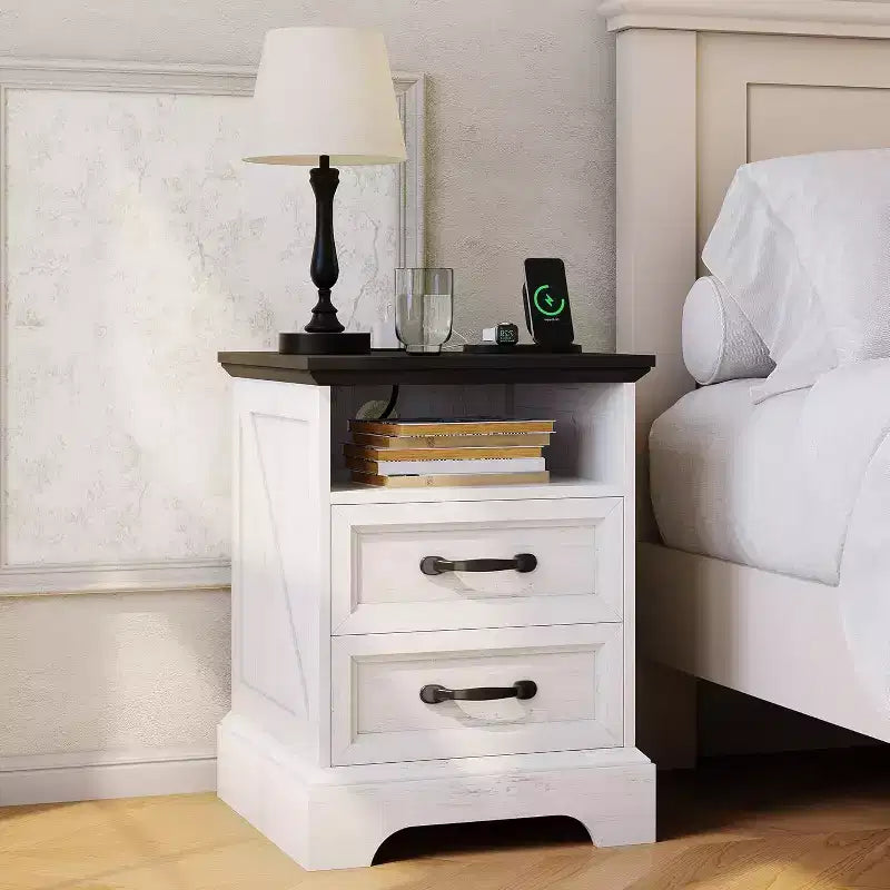 Table de chevet rustique