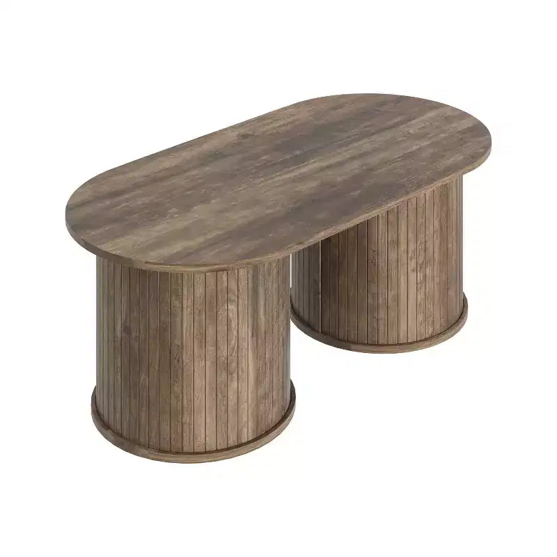 Table basse rectangulaire encastrée