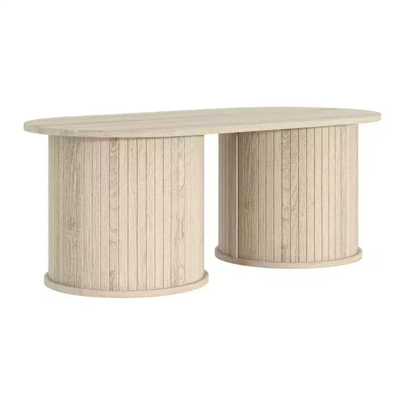 Table basse rectangulaire encastrée