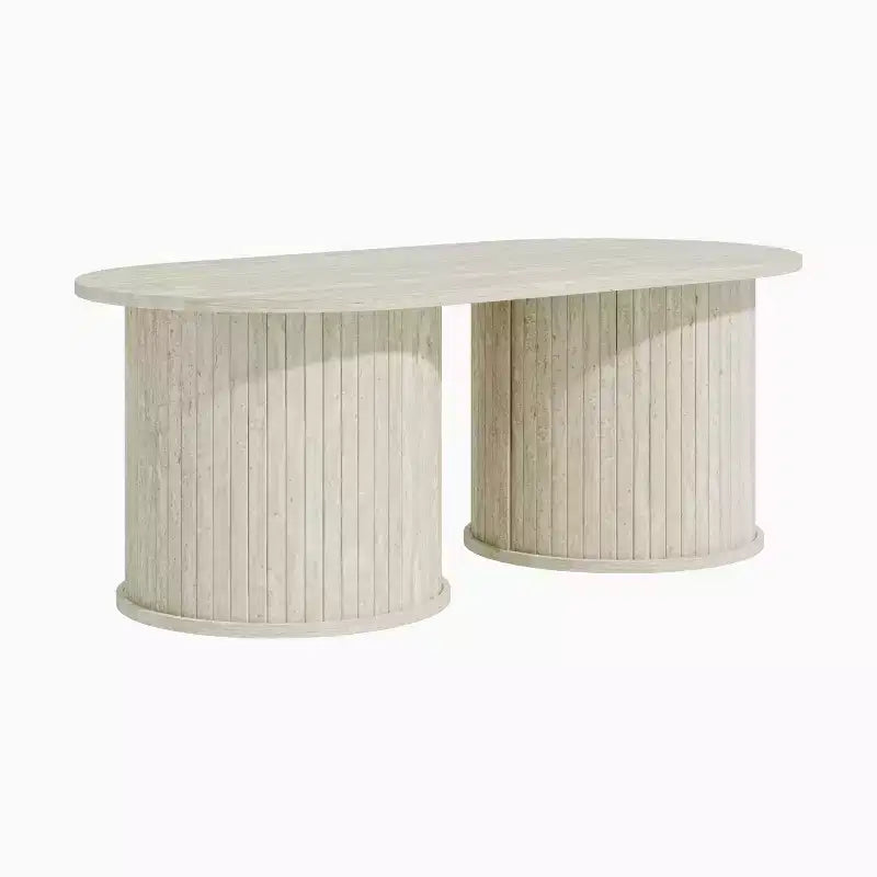 Table basse rectangulaire encastrée