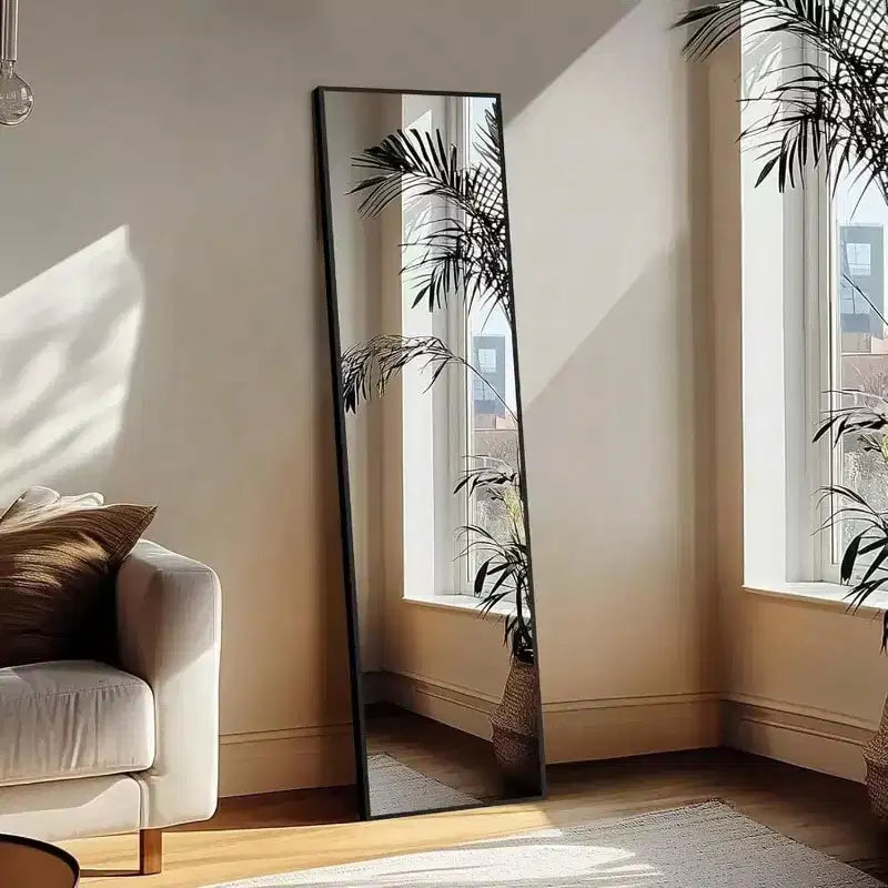 Miroir noir pleine longueur