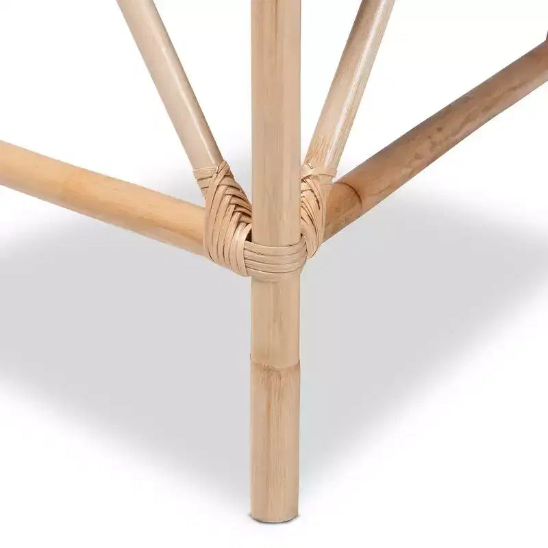 Table gigogne triangulaire artisanale indonésienne