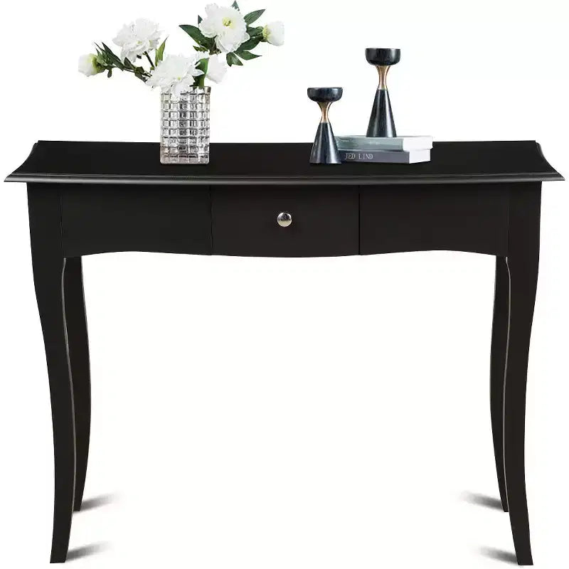 Console d'entrée en bois noir
